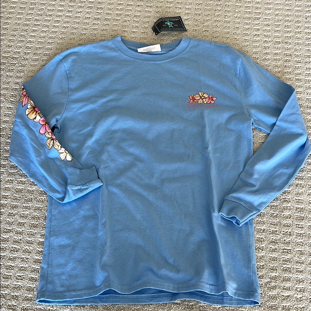 Simply Southern Blue Boo Long Sleeve Shirt - Picture 1 of 5